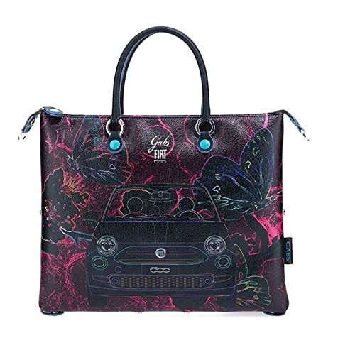 GABS G000033T3 G3 Ecosostenibile Fiat Farfalle 500 Borsa con manici...