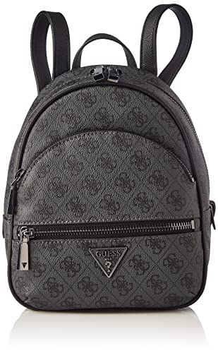 Guess Manhattan Backpack, Zaino Donna, Coal Logo, Unica