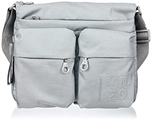 Mandarina Duck Md 20 Lux P10qntx6 Borsa a Tracolla Donna, Argento...