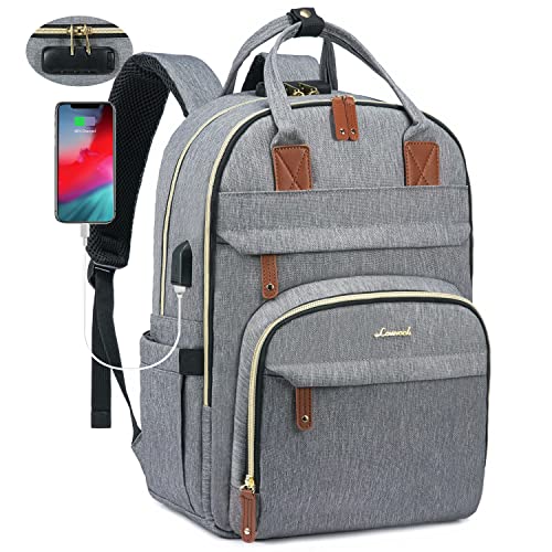 LOVEVOOK Zaino Donna Porta PC Antifurto con Serratura Codificata, 15,6...