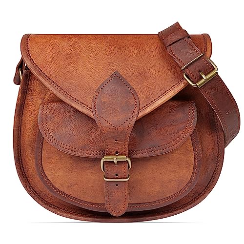 LEABAGS Borsa a mano da donna | Borsa a tracolla in vera pelle di alta...