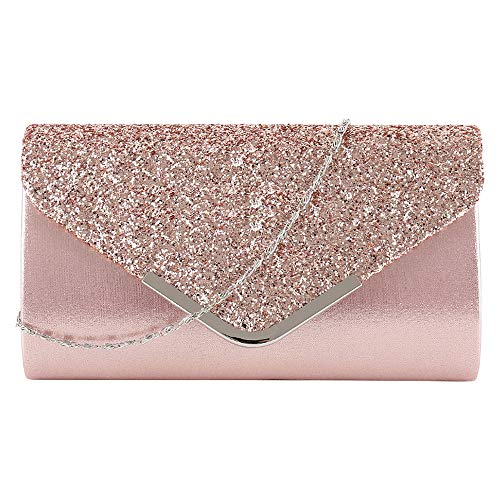 Milya Borsa da sera da donna con brillantini, con strass, per...