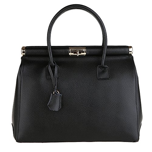 Chicca Borse Borsa Donna Pelle a Mano con Tracolla Vera Pelle Made in...