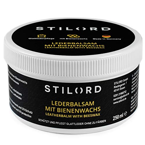 STILORD Cera Neutra per Cuoio Liscio Balsamo per Pelle Crema Specifica...