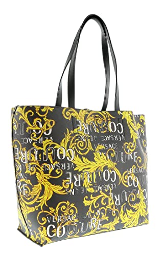 VERSACE JEANS COUTURE Borsa shopping reversibile firmata Versace,...