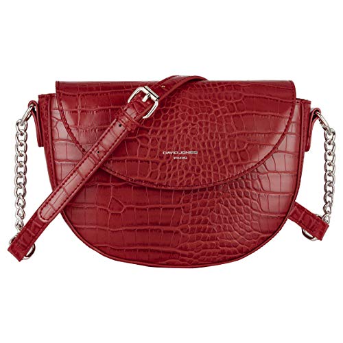 David Jones - Piccola Borsa a Tracolla PU Pelle Coccodrillo Donna -...