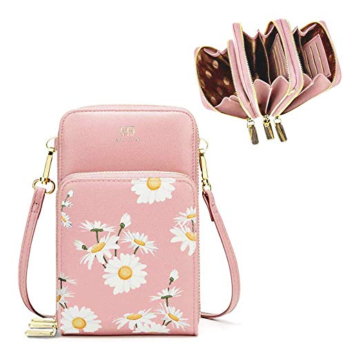 Jangostor Mini Borsa a tracolla per donna con fiori margherita,...