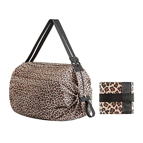 Mozzyyee Borsa per la spesa portatile pieghevole Borsa a tracolla da...