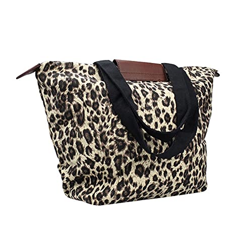 RFVBNM Borsa a tracolla con stampa leopardata da donna Borsa a...