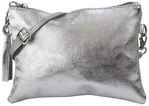 SH, borsetta a tracolla in vera pelle “Anny”, pochette, borsa da...