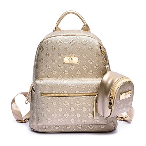 DEERWORD Donna Zainetto Ecopelle Zaino Pelle Antifurto Zainetti Marca...