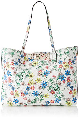 Guess Uptown Chic Barcelona Tote, Bags Satchel Donna, Floral, One Size