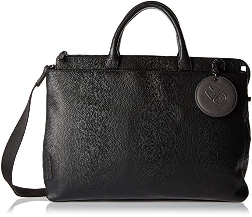 Mandarina Duck Mellow Leather, Cartella Donna, Nero (Nero), 40x28x14...