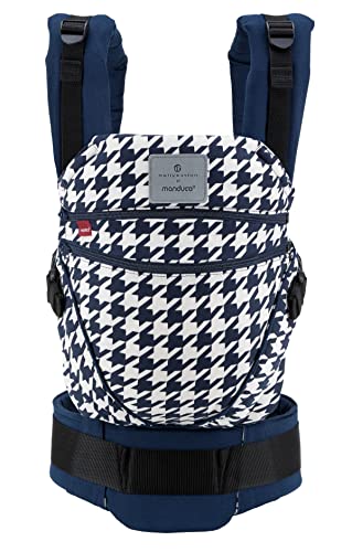 manduca XT Pepita Navy Marsupio e porta bebè ergonomico con...