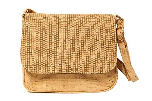 Borsa Donna Tracolla Piccola Borsetta Ragazza Sughero Naturale Cork...
