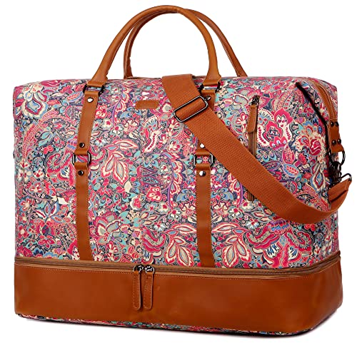 Baosha Borsa da viaggio da donna, borsa weekender durante la notte,...