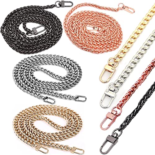 Yueser Catena per Borsa in Metallo, 4 Pezzi Catena per Borsa a...