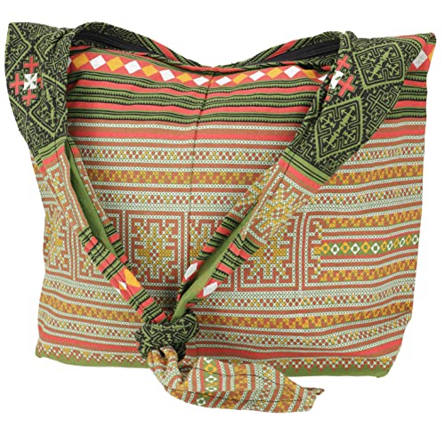 GURU SHOP Borsa Sadhu, Borsa a Tracolla Boho, Borsa Hippie -...
