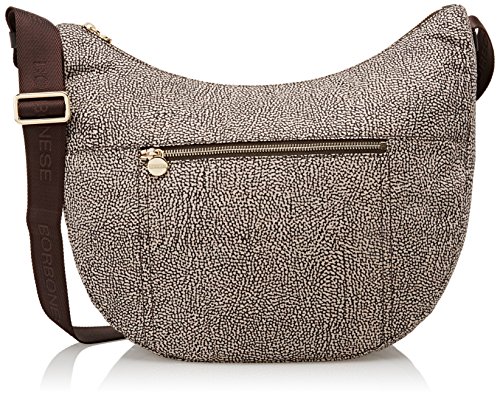 Borbonese 934757296, Borsa a Spalla Donna, Marrone (Op...