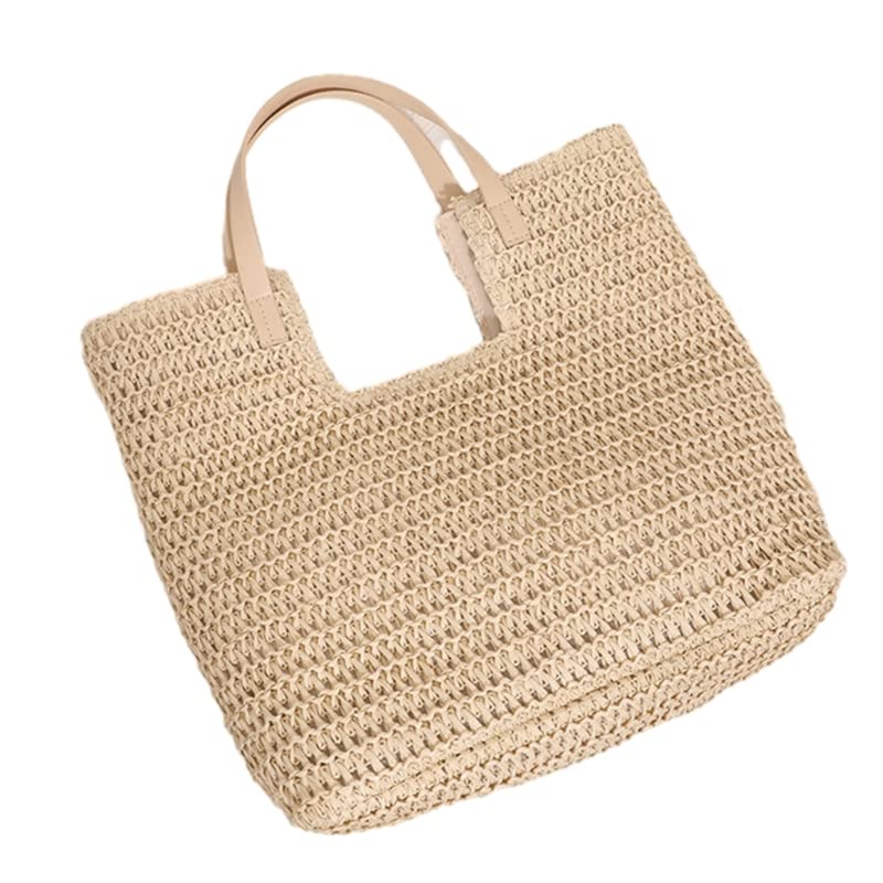Borsa da donna in paglia Borsa da donna Borsa da spiaggia estiva Borsa...